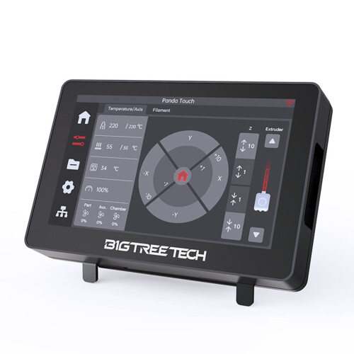 BIGTREETECH Panda Touch 5-Inch Wireless Display for Bambu Lab X1/P1/A1 - Plug & Play, Multi-Printer Control, Magnetic Charging Base 2