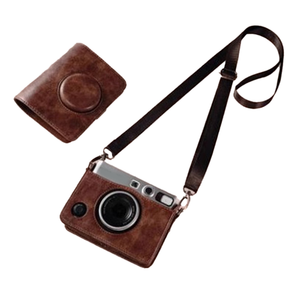 Pu Leather Camera Bag For Fujifilm Instax Mini Evo Protective Case,C 4852911594613