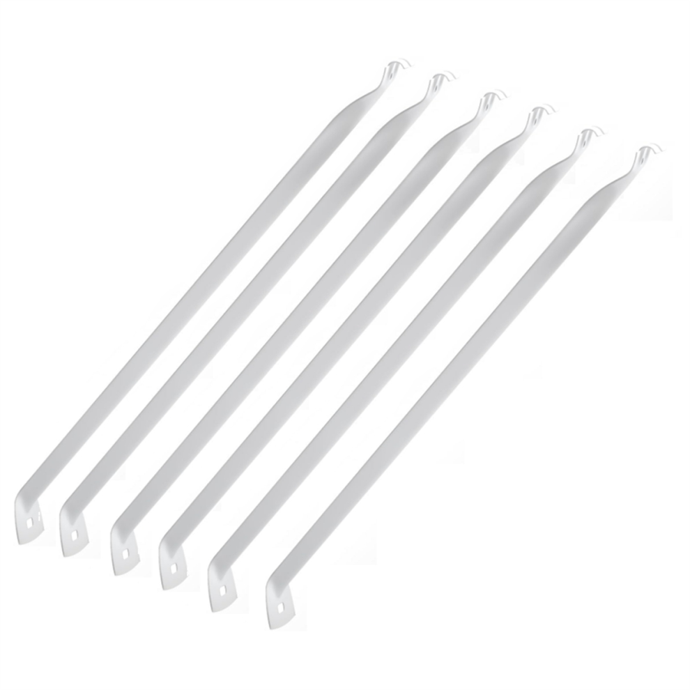 6 Pcs 12 Zoll UnterstüTzung Klammern FüR Draht Regale Draht Regal Klammern-image