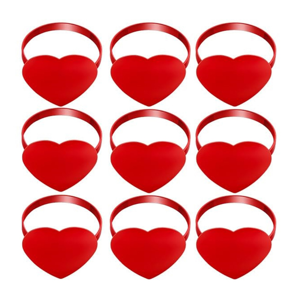 Sin Marca Valentine's Day Cloth Napkin Ring Set Dinner Napkin
