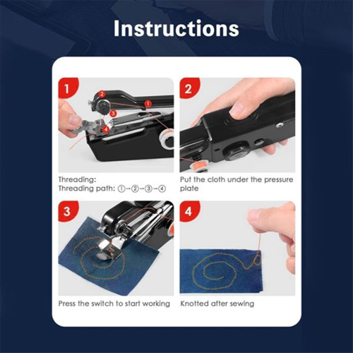 Handheld Sewing Machine Portable Mini Hand Held Sewing Machine 2