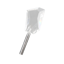 Foreground Blur Prop Glass Crystal Prism with Stick Transparent