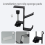 Adjustable Mantel Garland Hangers for Fireplace Decor Stocking Hooks 2