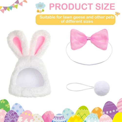 Easter Bunny Outfits for Lawn Goose Statue 2