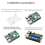 GPIO Expansion Board with Acrylic Plate for Raspberry Pi A 4