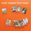 10-pack acrylic fridge frames, magnetic, scalloped, double-sided. 4