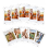 10-pack acrylic fridge frames, magnetic, scalloped, double-sided. 1
