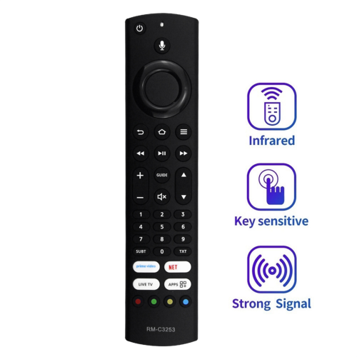 Replace RM-C3253 Voice Remote Control for JVC Fire TV LT-49CF890 1