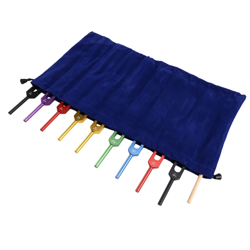 Sin Marca Tuning Forks Chakra Set,For Healing Chakra,Sound Therap Multicolor