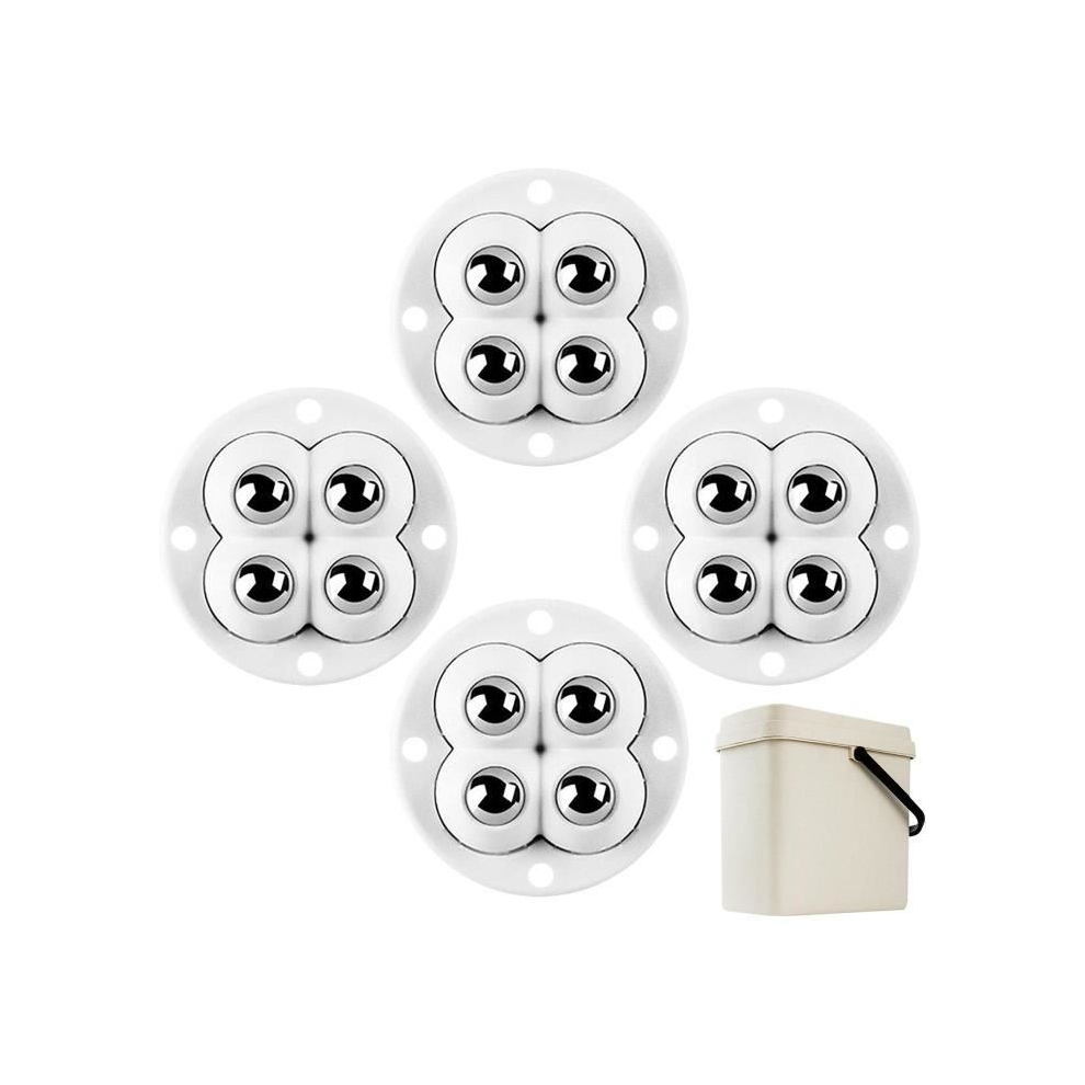 4Pcs Self-Adhesive Casters, Mini Swivel Casters, Casters For Small Appliances, 360 Degree Rotation 6948210931636