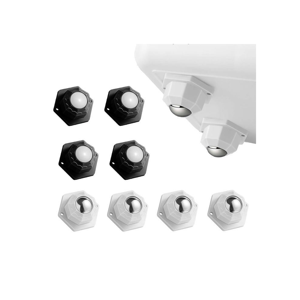 8Pcs Mini Self-Adhesive Casters, Furniture Casters 360 Universal Adhesive Casters, Furniture Transfer Caster 6918206342425