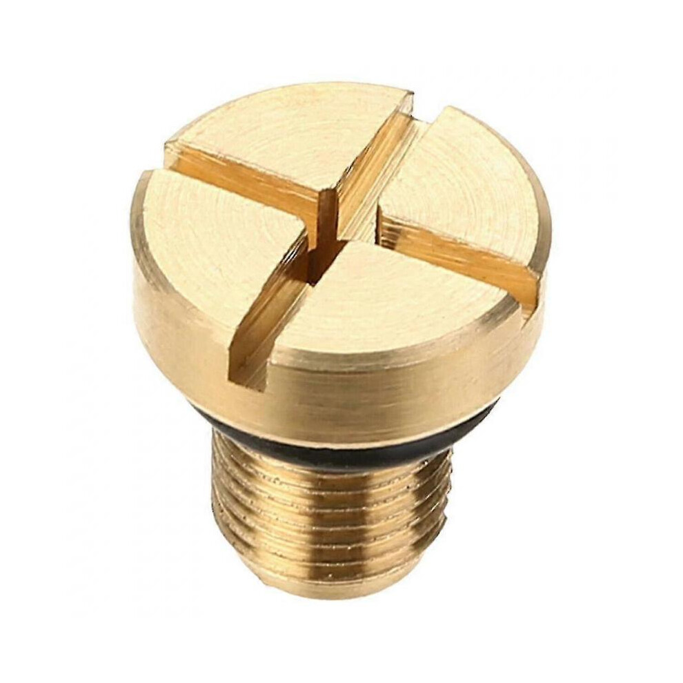 17111712788 Radiator Overflow Coolant Expansion Tank Bleeder Screw Gold for E36 E39 E46 Etc.