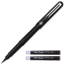 Pentel Arts Portable Pocket Brush Pen (Medium Point) 1Pen & 2Refills