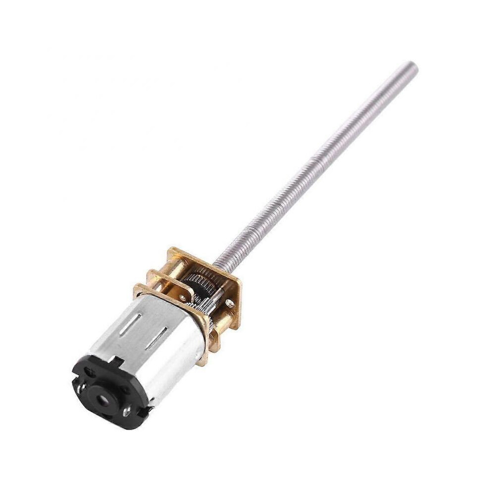 2023 - DC 6V Gear Motor with Long Screw Thread Output Shaft (30RPM)
