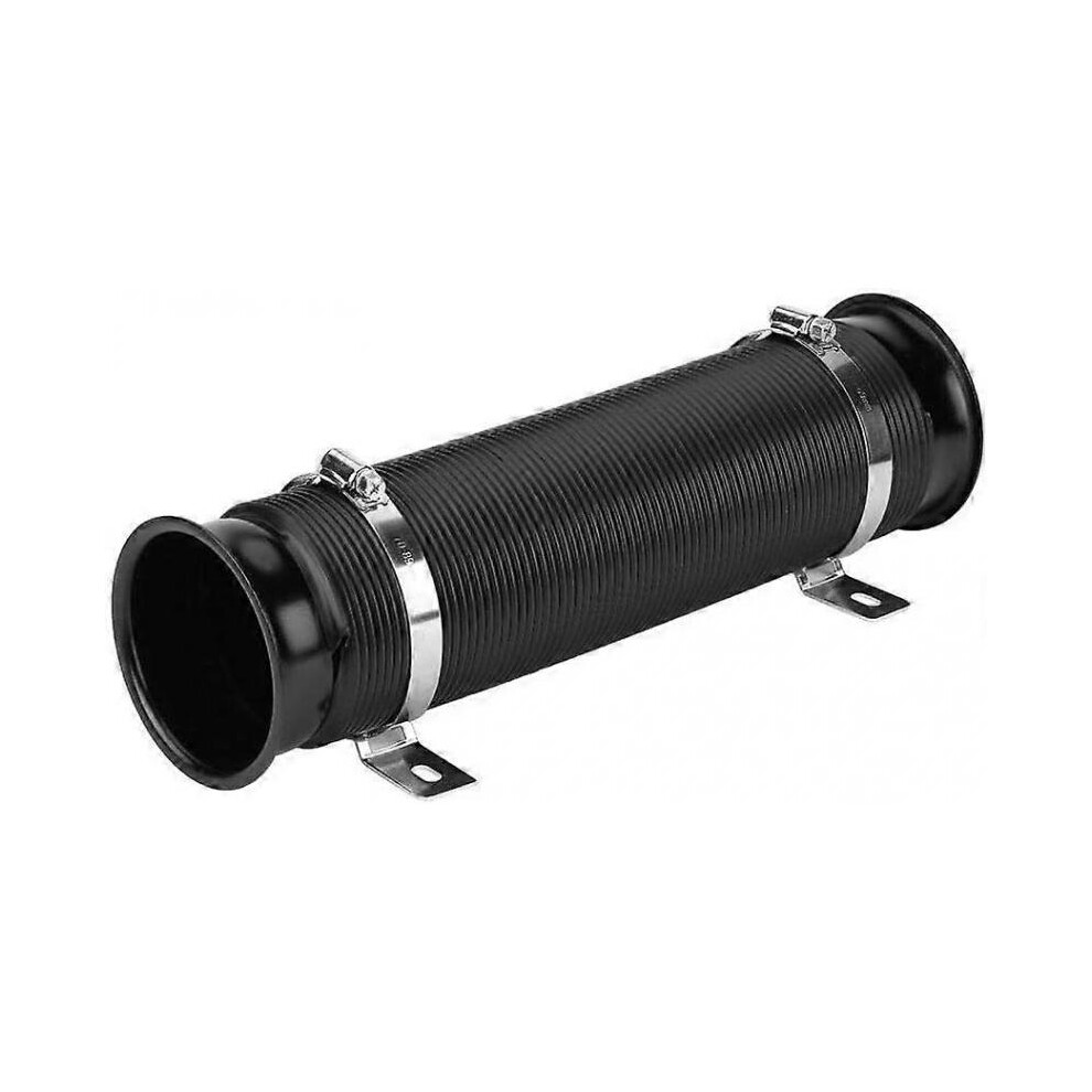 Intake Hose, Cold Air Intake Air Cleaner Intake Duct Flex Tube Hose with Mounting Clamp 3 Inch 76mm Hose Kit Black
