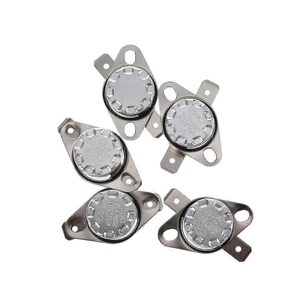 KSD301 250V 10A Thermostat Temperature Control Switch 135 Celsius C 5 Pcs