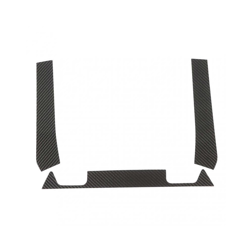 3 Pcs ATV Rear Panel Trim - Carbon Fiber Rear Cargo Tailgate Frame for Polaris RZR PRO XP 2021+