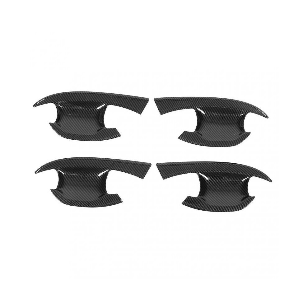 Carbon Fiber Style Door Exterior Handle Bowl Protector - for KIA Sportage NQ5 HEV