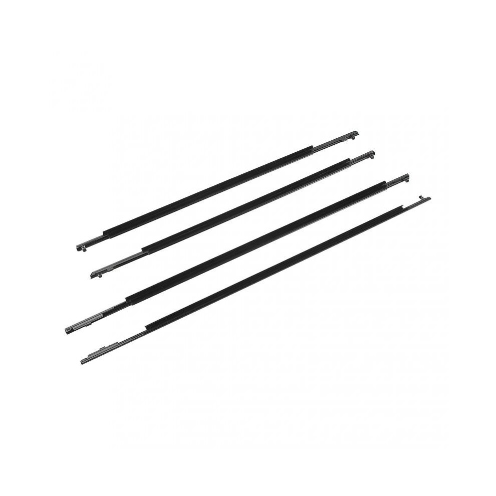 4PCS Car Window Molding Trim 75710‑47010 Front Rear Door Window Seal Belt Replacement for Prius 2010 to 2015