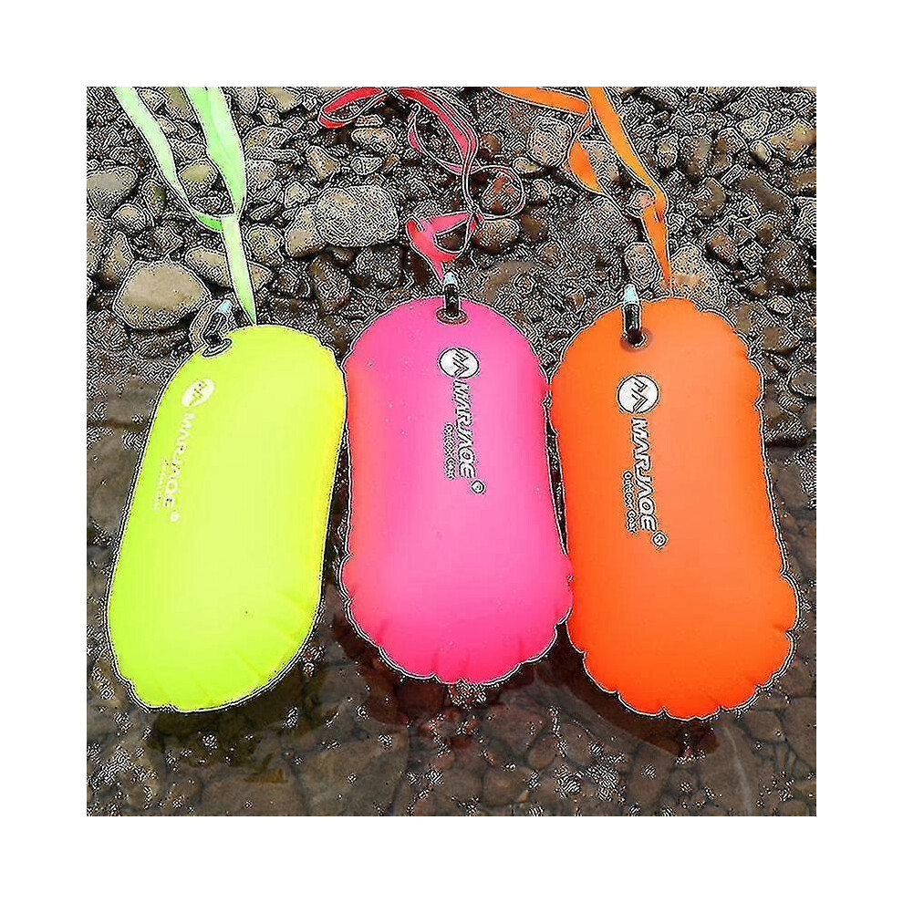 Orange (Orange) 1Pc Pvc Swimming Buoy Safety Air Dry Tow Bag Float Inflatable Signal Drift Bag