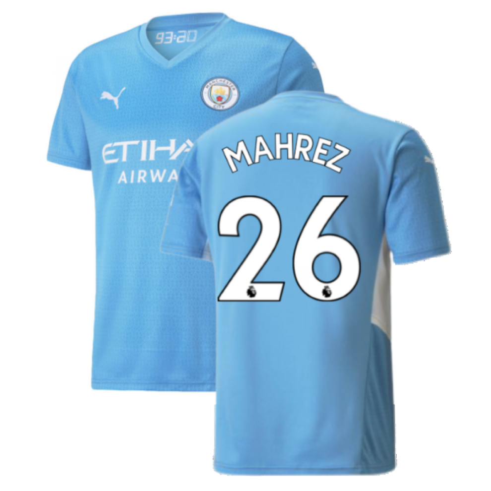 (M) 2021-2022 Man City Home Shirt (MAHREZ 26)