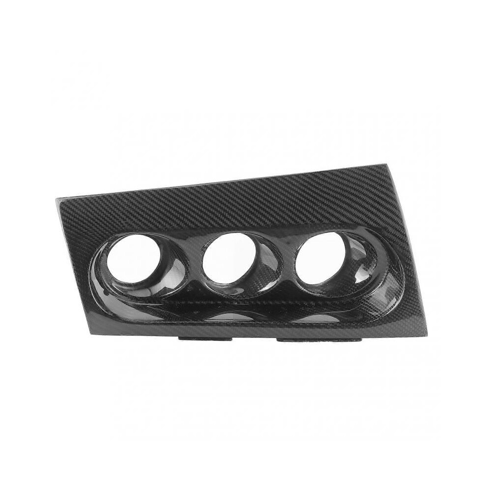 Carbon Fiber Right-Hand Drive Dashboard Gauge Cover Panel Trim for Mitsubishi Lancer Evolution X (2008-2012)