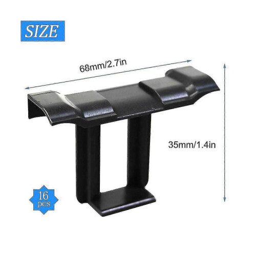 16pc 35mm Solar Panel Water Drainage Clips,pv Modules Clips Drain Photovoltaic Panel Water Drain 1