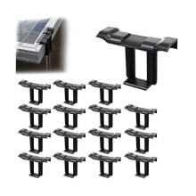 16pc 35mm Solar Panel Water Drainage Clips,pv Modules Clips Drain Photovoltaic Panel Water Drain