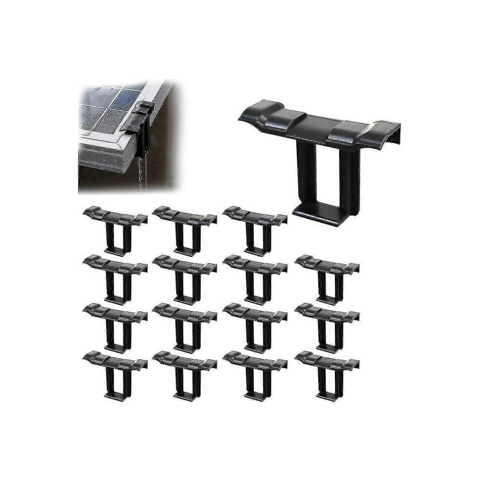 16Pc 35Mm Solar Panel Water Drainage Clips,Pv Modules Clips Drain Photovoltaic Panel Water Drain 5004229755050