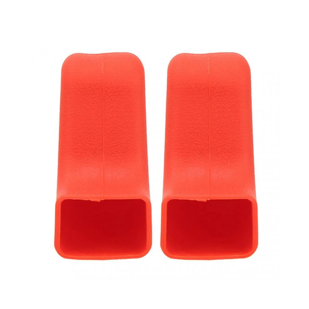 1 Pair Bumper Tow Hook Cover Cushion Tow Hook Protector Replacement for Wrangler JK JL Gladiator TJ 2007‑2023 Red