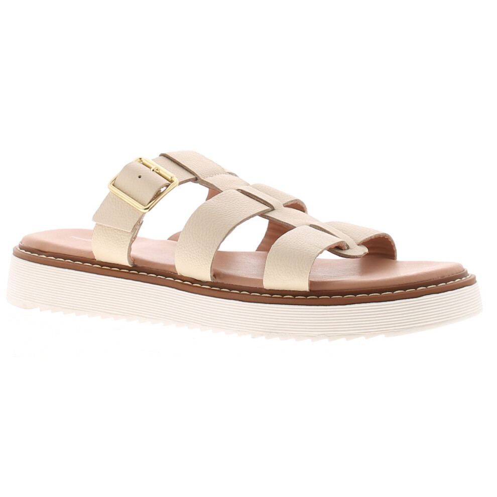 (Beige, 6 (Adults')) Hush Puppies Celeste Women's Sandals UK Size