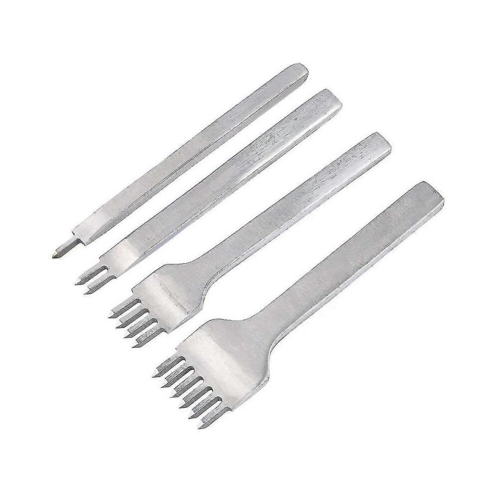 4mm Leather Craft Tool 1/2/4/6 Prong Lacing Stitching Punch Hole