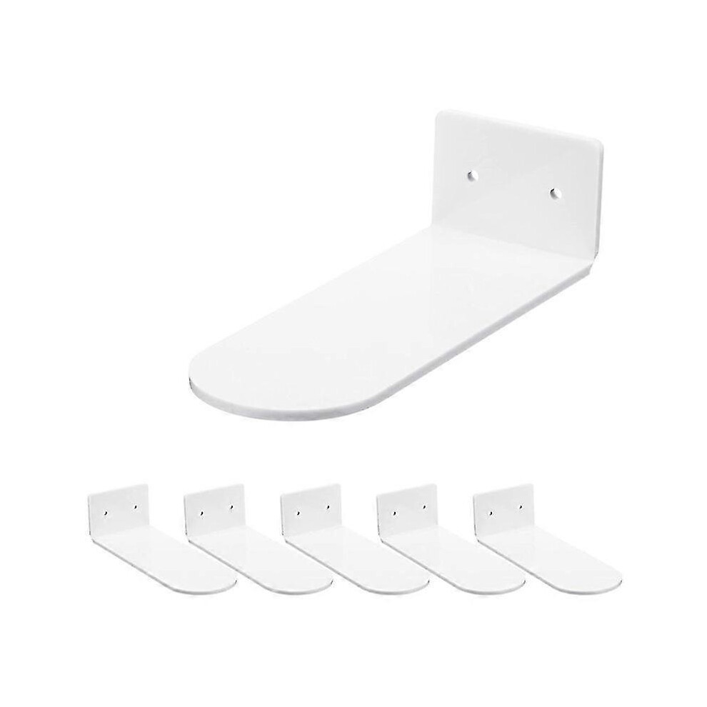 6pcs Floating Shoe Shelves Acrylic Wall Mounted Shoe Display Shelf for Sneaker Collectible Rack Home Decor