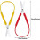 Loop Scissors Colorful Grip Scissors Loop Handle Self-Opening Scissors Adaptive Cutting Scissors 2