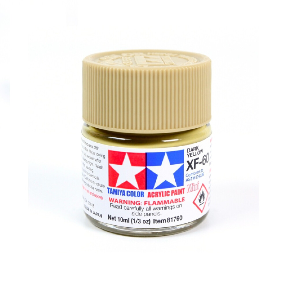 Tamiya 81760 Acrylic XF-60 Dark Yellow