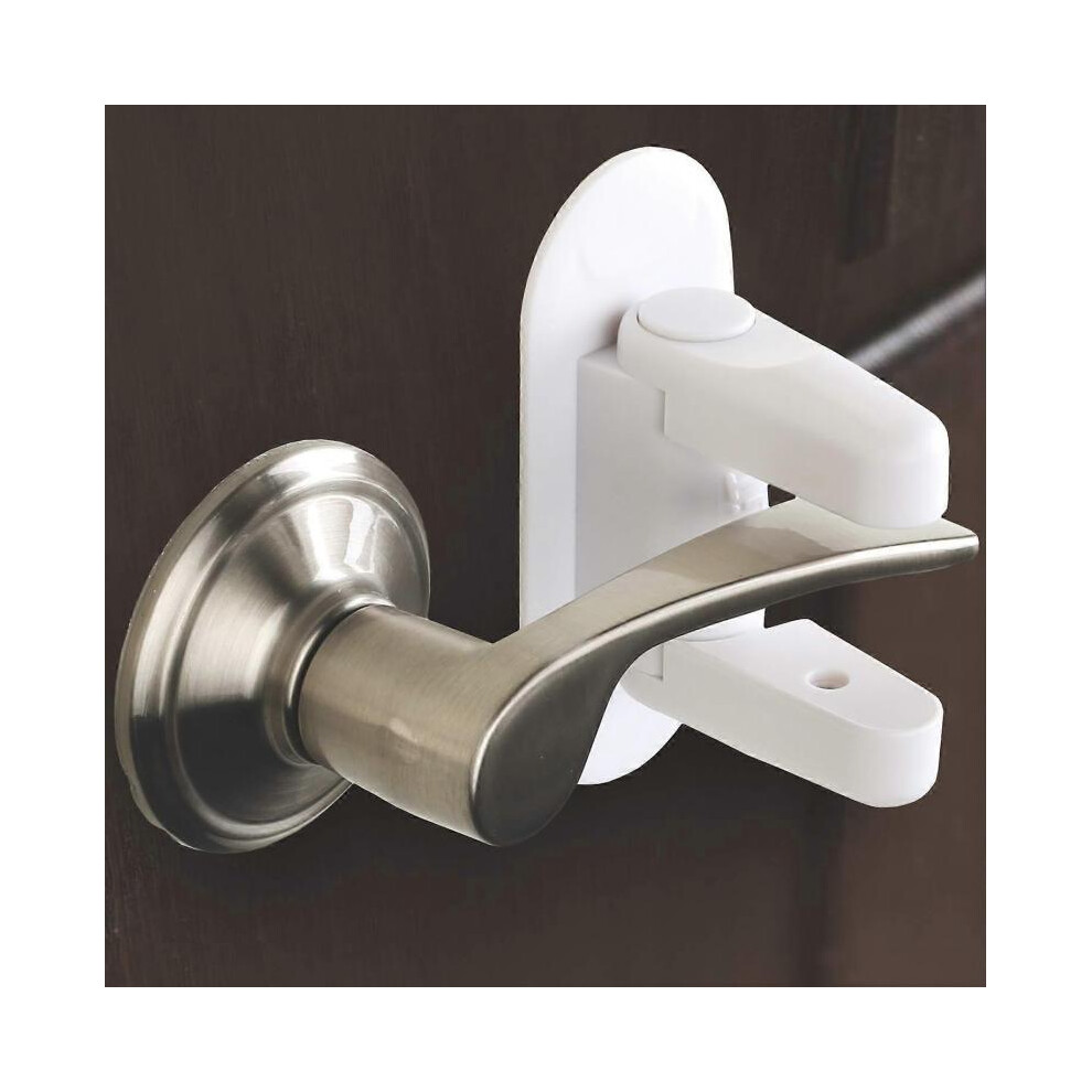 Door Lever Lock (2 Pack) Child Proof Doors & Handles 3M Adhesive