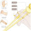 Training Chopsticks Set for Kids and Beginners,Chopstick Spoon Fork and Case Set 3