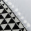 Microwave Oven Dust Cover, Microwave Oven Accessory, Oil Proof Cover, Black Triangle Pattern 11