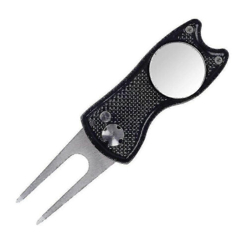 Foldable Golf Divot Repair Tool with Golf Ball Marker