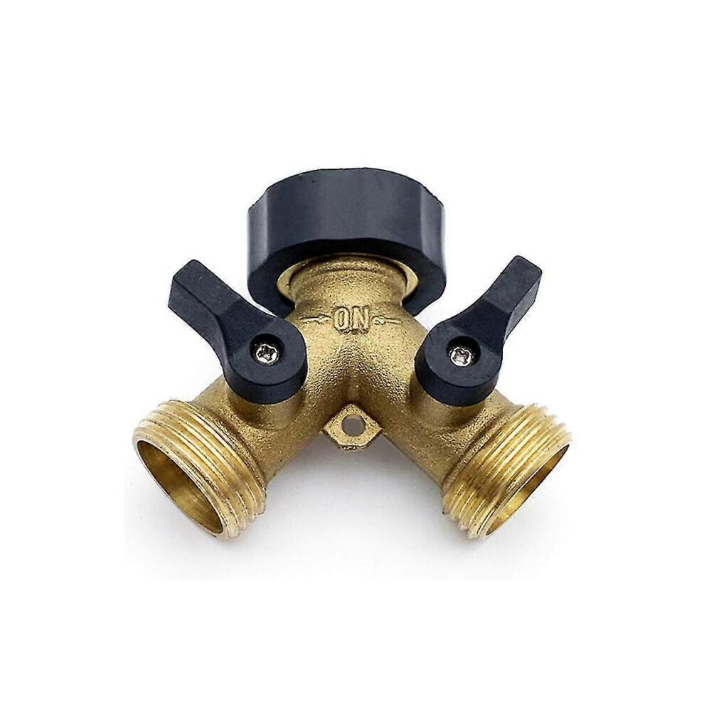 y Connector, Hose Connector, Double Washing Machine Faucet, 2-way Y-distributor, for Connection Of 2 Appliances, for Garden Faucet, for Tub