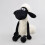 (57cm)Κούκλα κινούμενων σχεδίων Shaun το Πρόβατο, απαλά παιχνίδια γλυκά και τυλιγμένα, 3