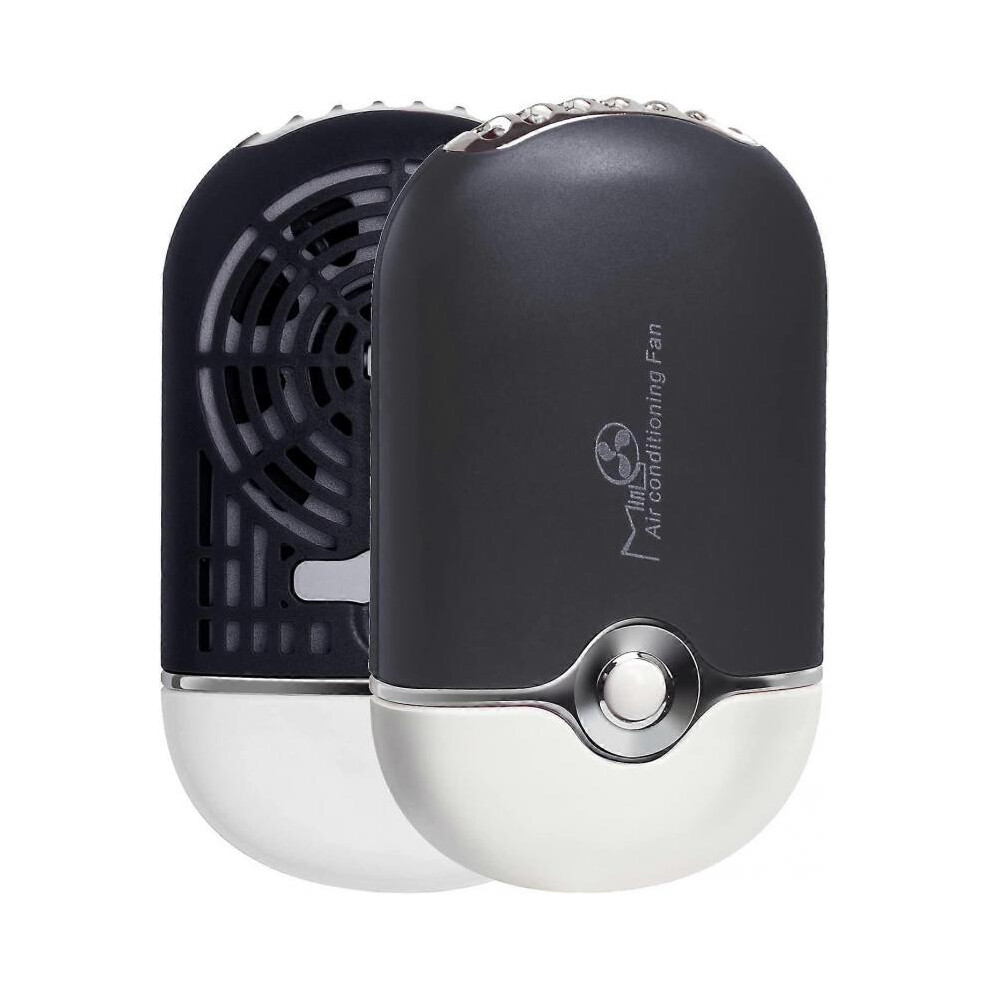 Black (Black) Lash Fan Dryer Eyelash Fan Usb Mini Portable Fan, Rechargeable Mini Fan Electric Air Conditioning Blower Lash Fan For Eyelash Extension (Blac