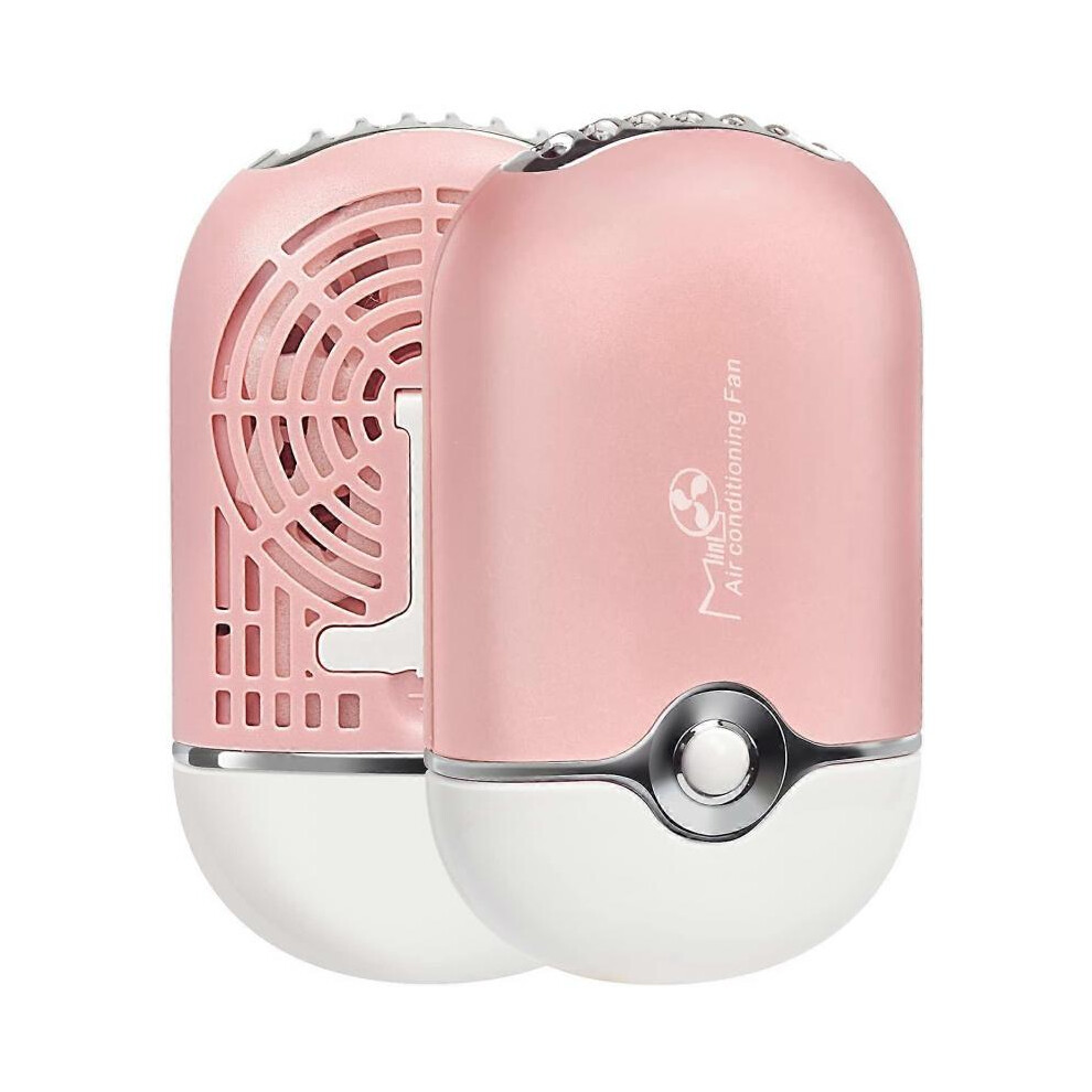 Pink/Black () Lash Fan Dryer Eyelash Fan Usb Mini Portable Fan, Rechargeable Mini Fan Electric Air Conditioning Blower Lash Fan For Eyelash Extension (