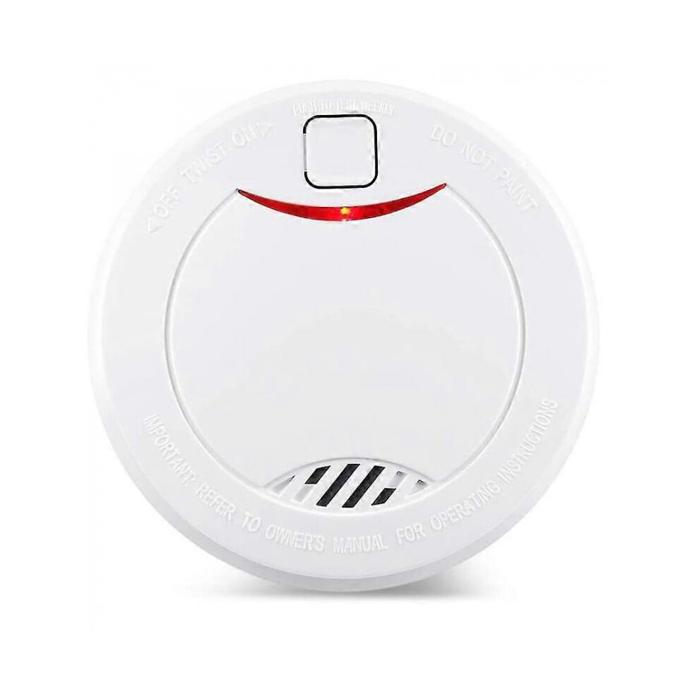 Smoke Detector Fire Detector Fire Detector with 10 Years Battery Life with Intelligent Fire Alarm