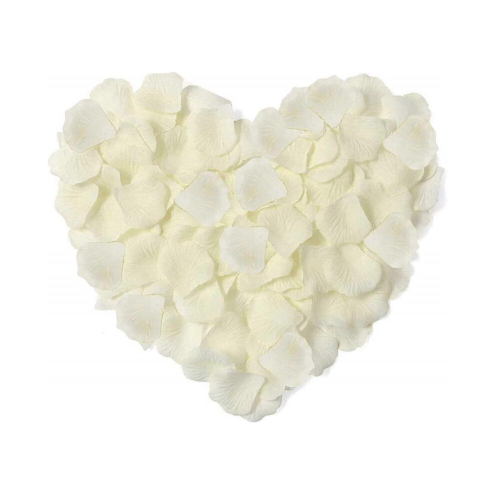 1kg Bedroom Silk Ivory Rose Petals, Romantic Artificial Rose Petals, Fake Petals for Wedding, Bathroom, Bed, Party