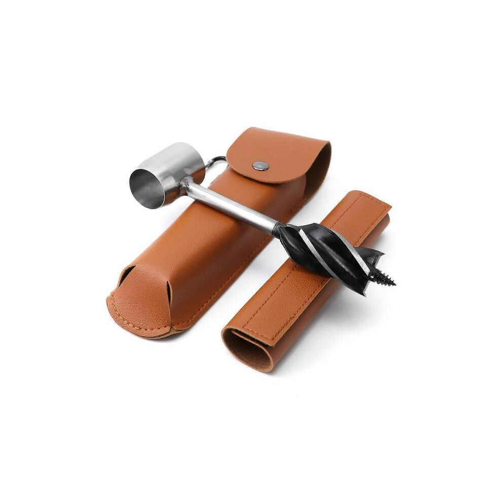 Woodworking Hand Drill, Manual Auger for Camping, Bushcraft and Outdoor Hiking