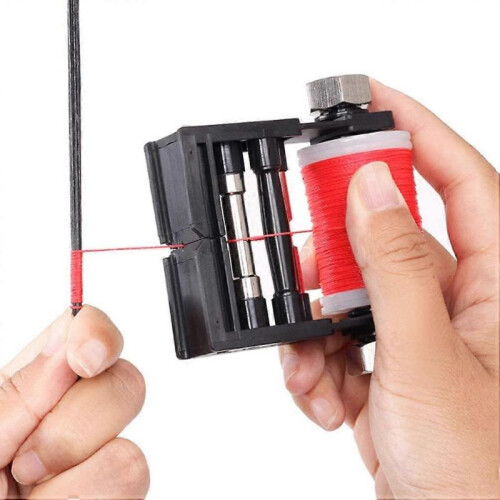 Bow Strings Serving Thread Archery Bowstring Serving Thread Archery Maintenance Accessories for Various Bow Without Thread Metal roller design 1
