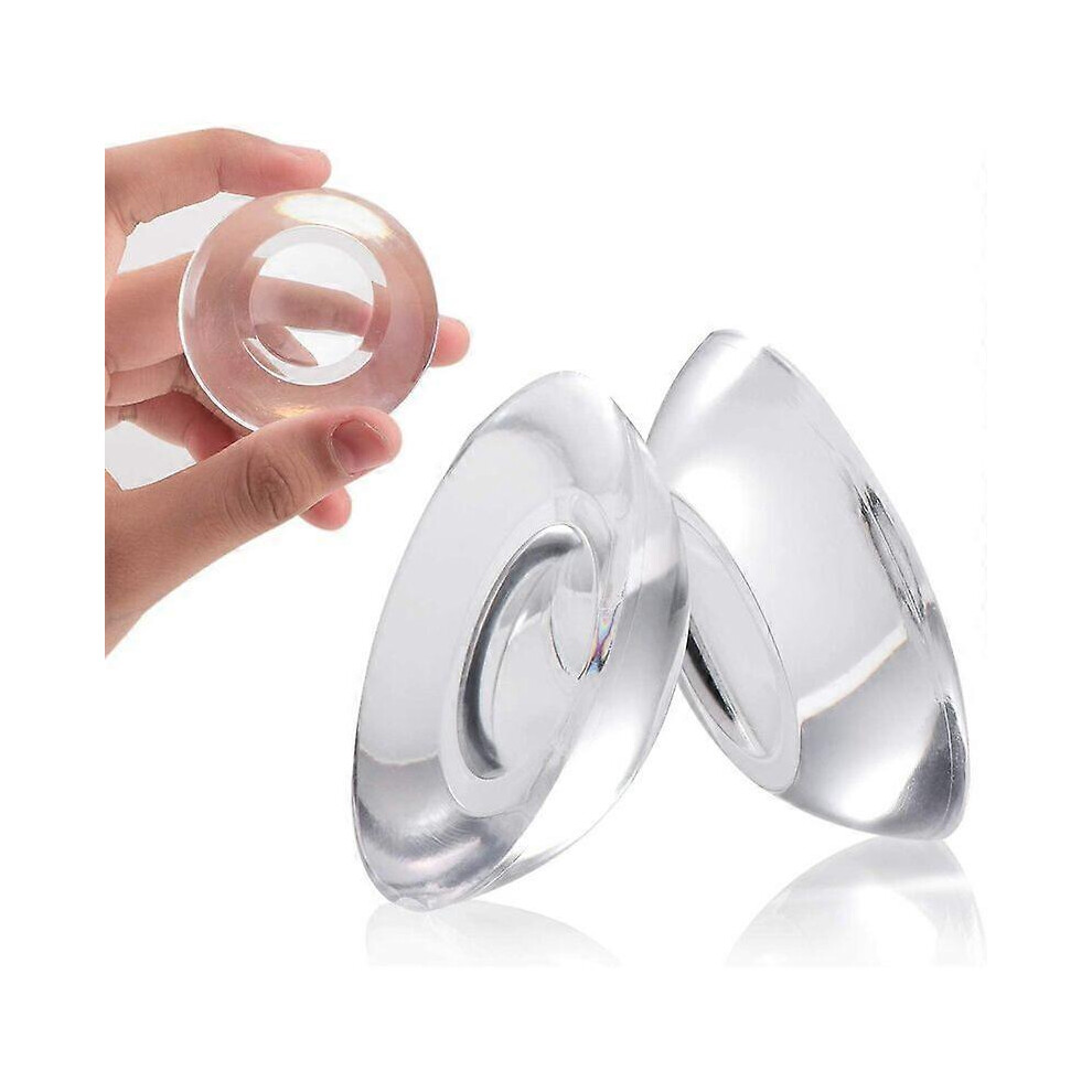 9 Pieces Silicone Wall Door Bumper Protector, Clear Self Adhesive Door Stop Pad Knob, Reusable Soft Rubber Wall Protector