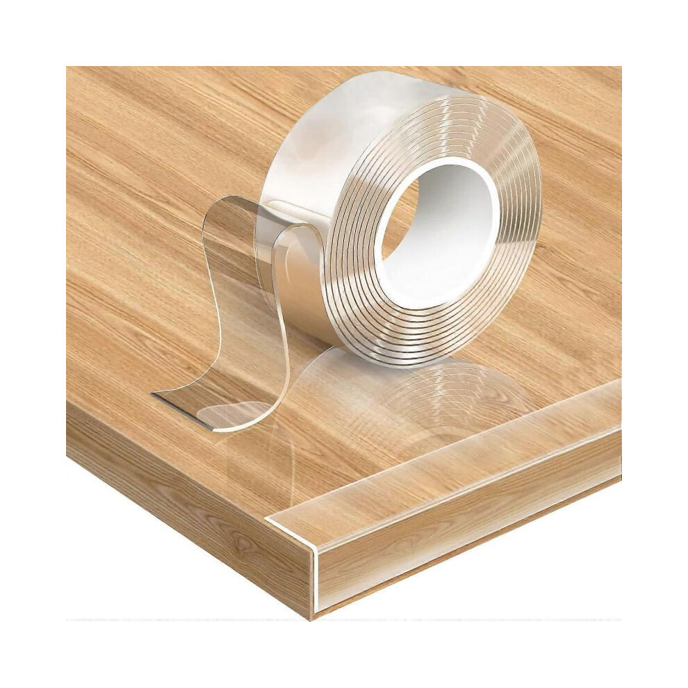 3m Transparent Protective Tape for Baby Safety Corners, Extra Wide Nano Tape for Tables and Furniture