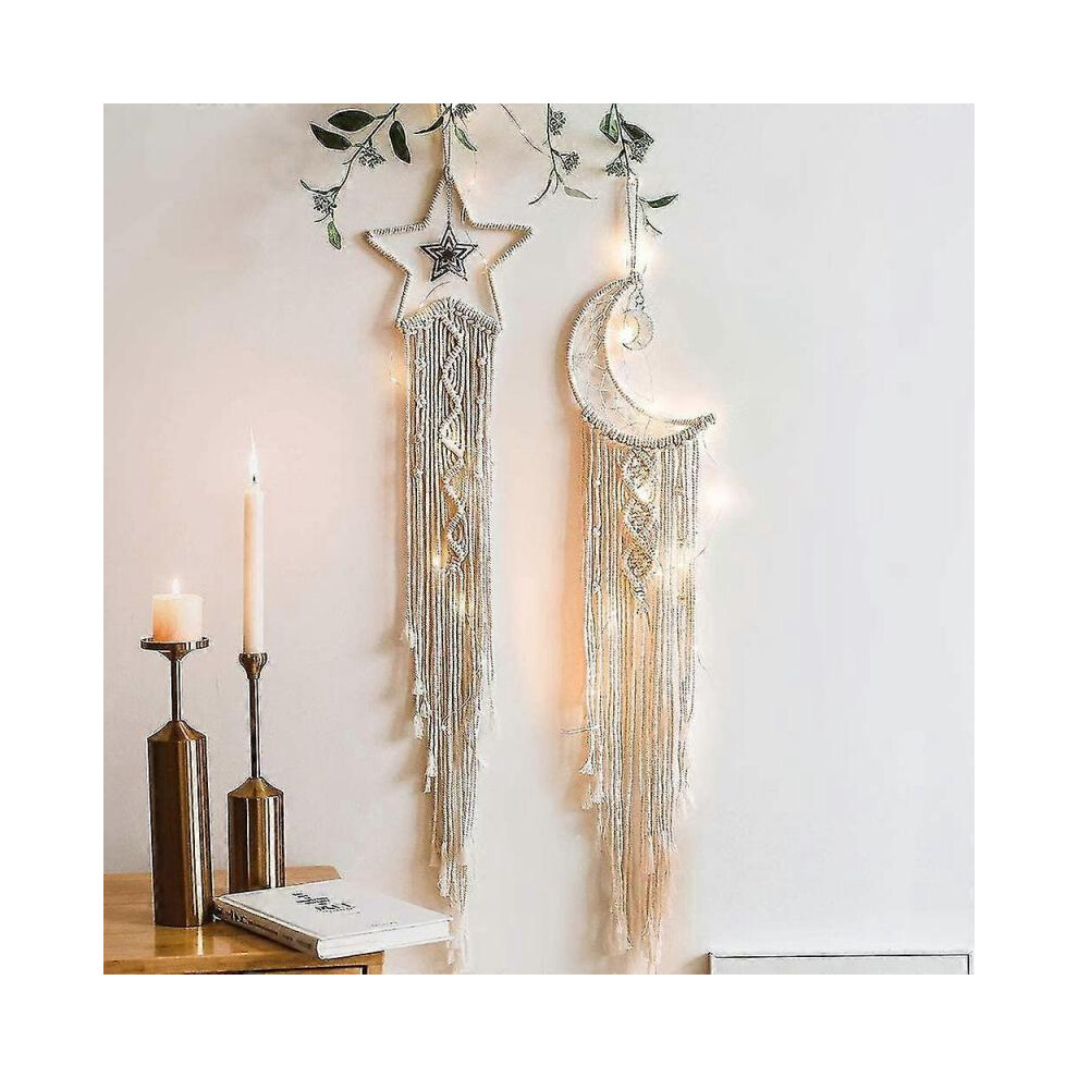 Moon Dream Catcher Star Dream Catcher Girl Room Decor